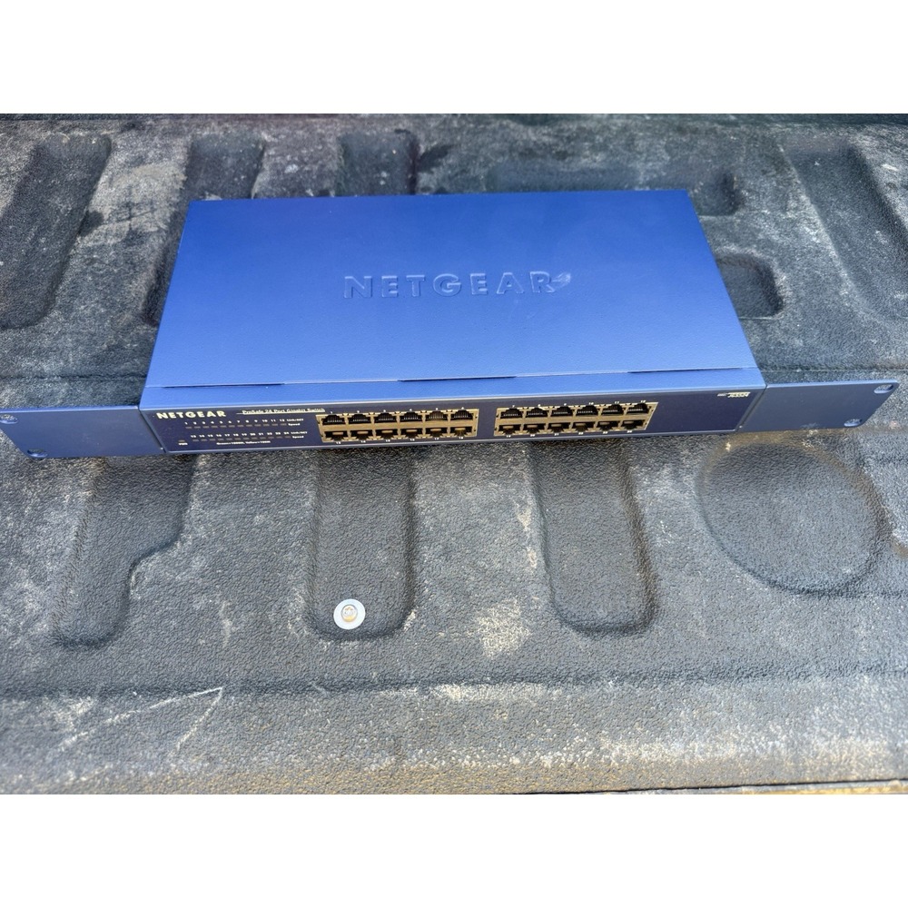 Netgear ProSAFE‎ JGS524 v2 24 Port Gigabit Switch TESTED WORKING